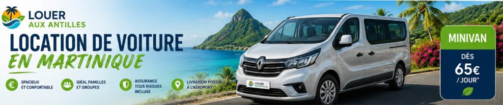 Location Minivan Martinique